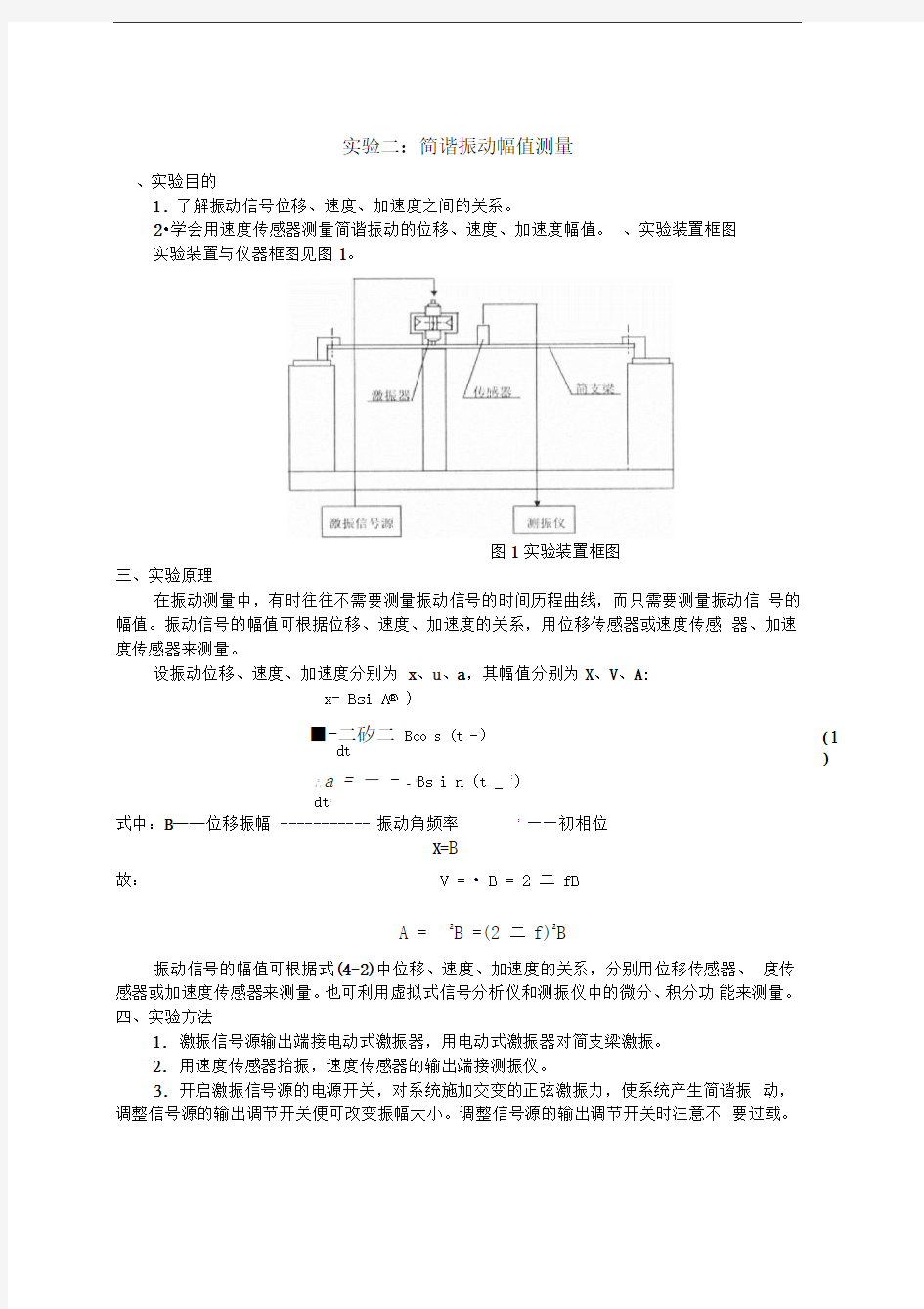 理论力学振动试验(2015)