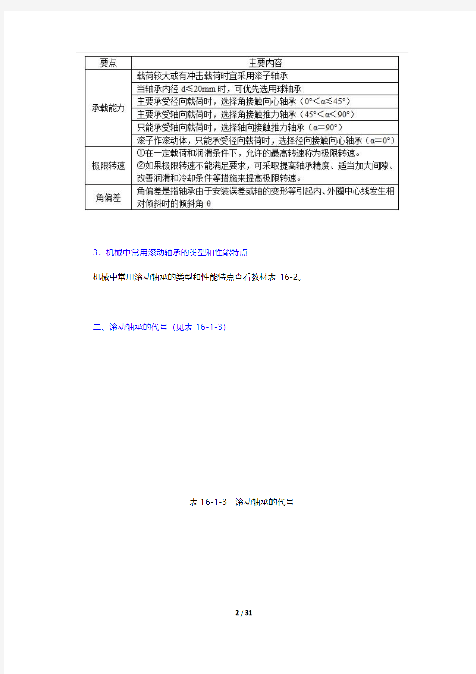 杨可桢《机械设计基础》(第6版)复习笔记及课后习题详解(含考研真题)-滚动轴承【圣才出品】