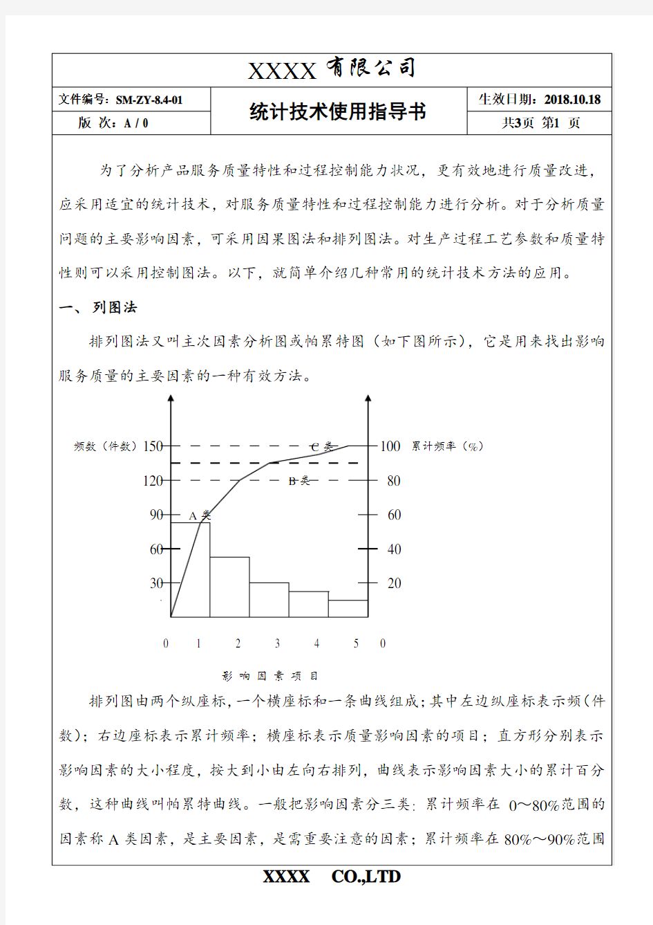 统计技术使用指导书