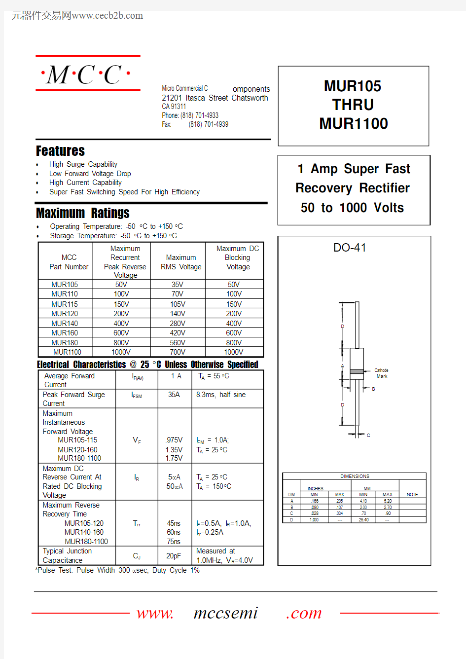 MUR180中文资料