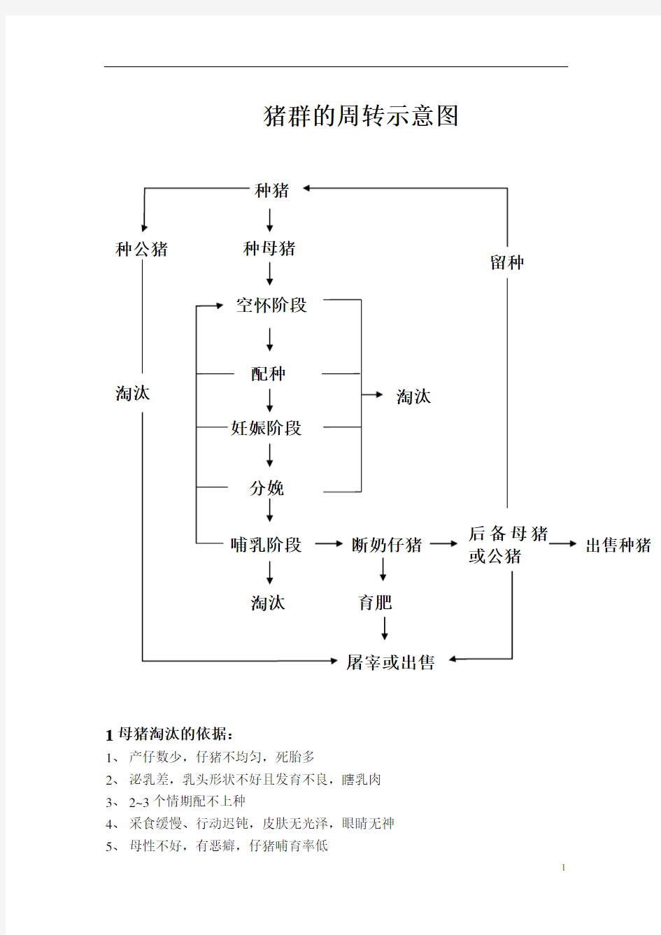 母猪生产管理