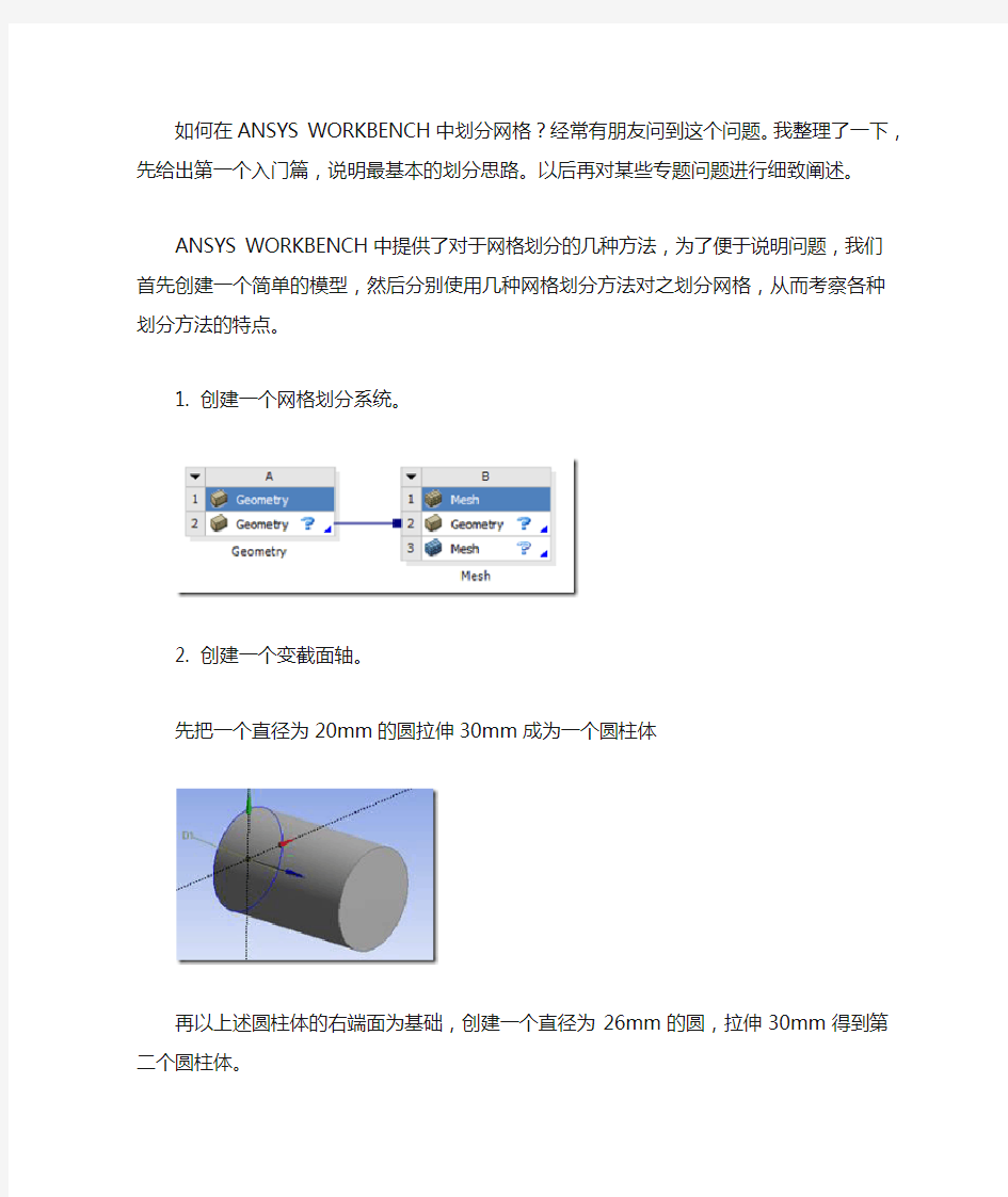 workbench网格划分的_很实用的讲解