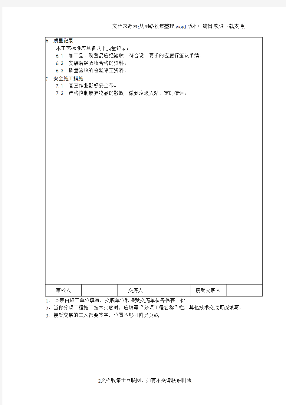 雨水管道安装技术交底