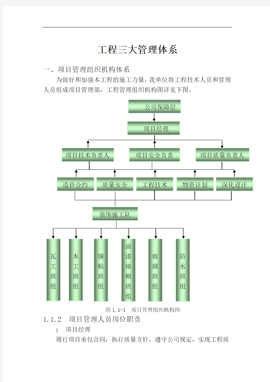 工程三大管理体系