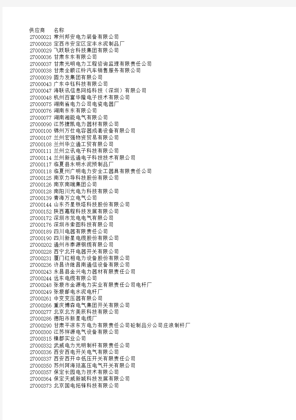 需提供三证的厂家名单