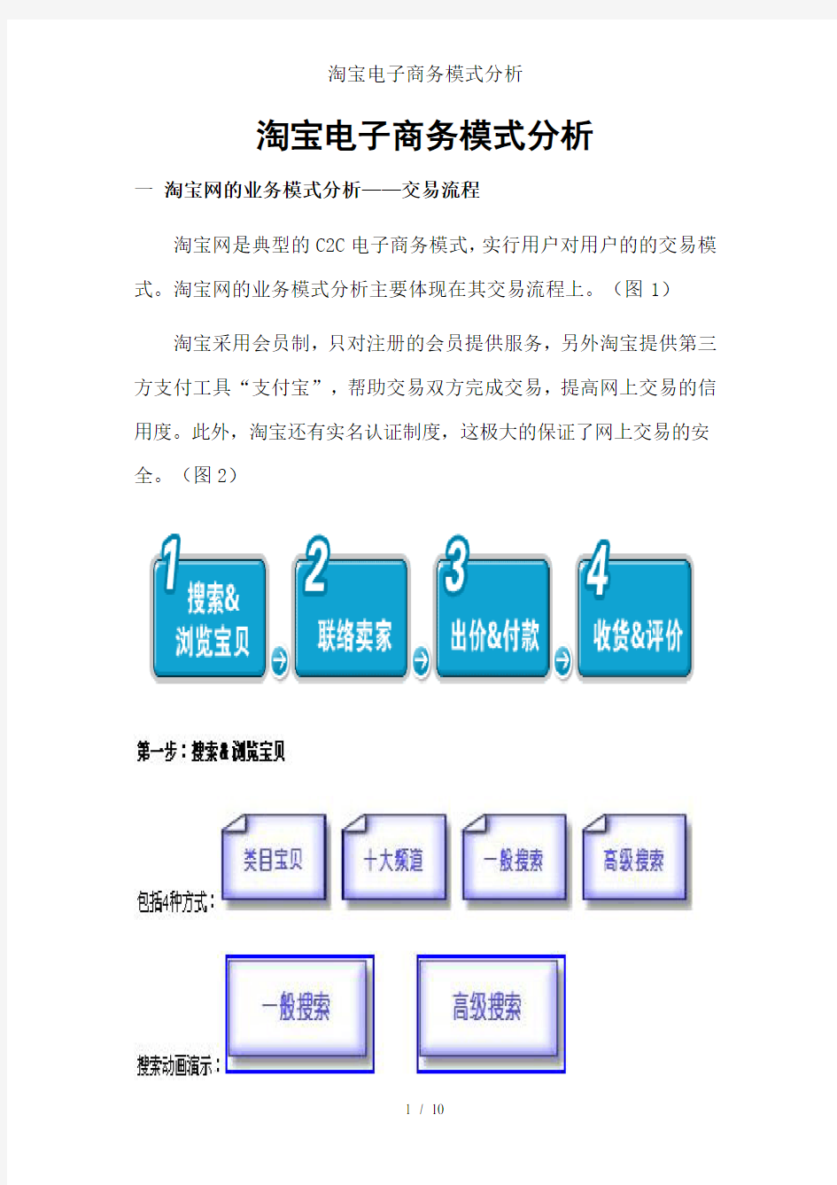 淘宝电子商务模式分析