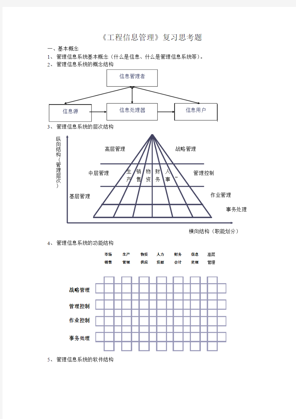 工程·信息复习题