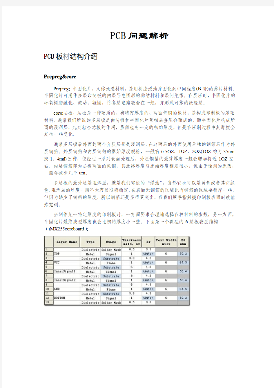 PCB问题解析