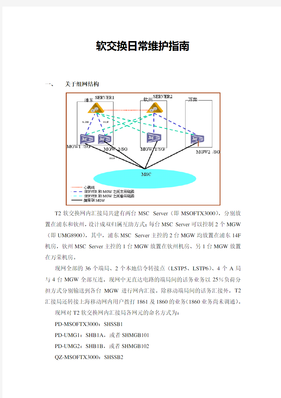 华为软交换培训教材