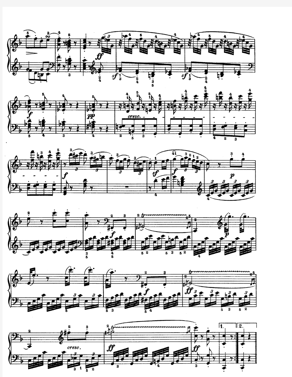 [钢琴]第6号钢琴奏鸣曲 Piano Sonata No.6 Op.10.2 F大调
