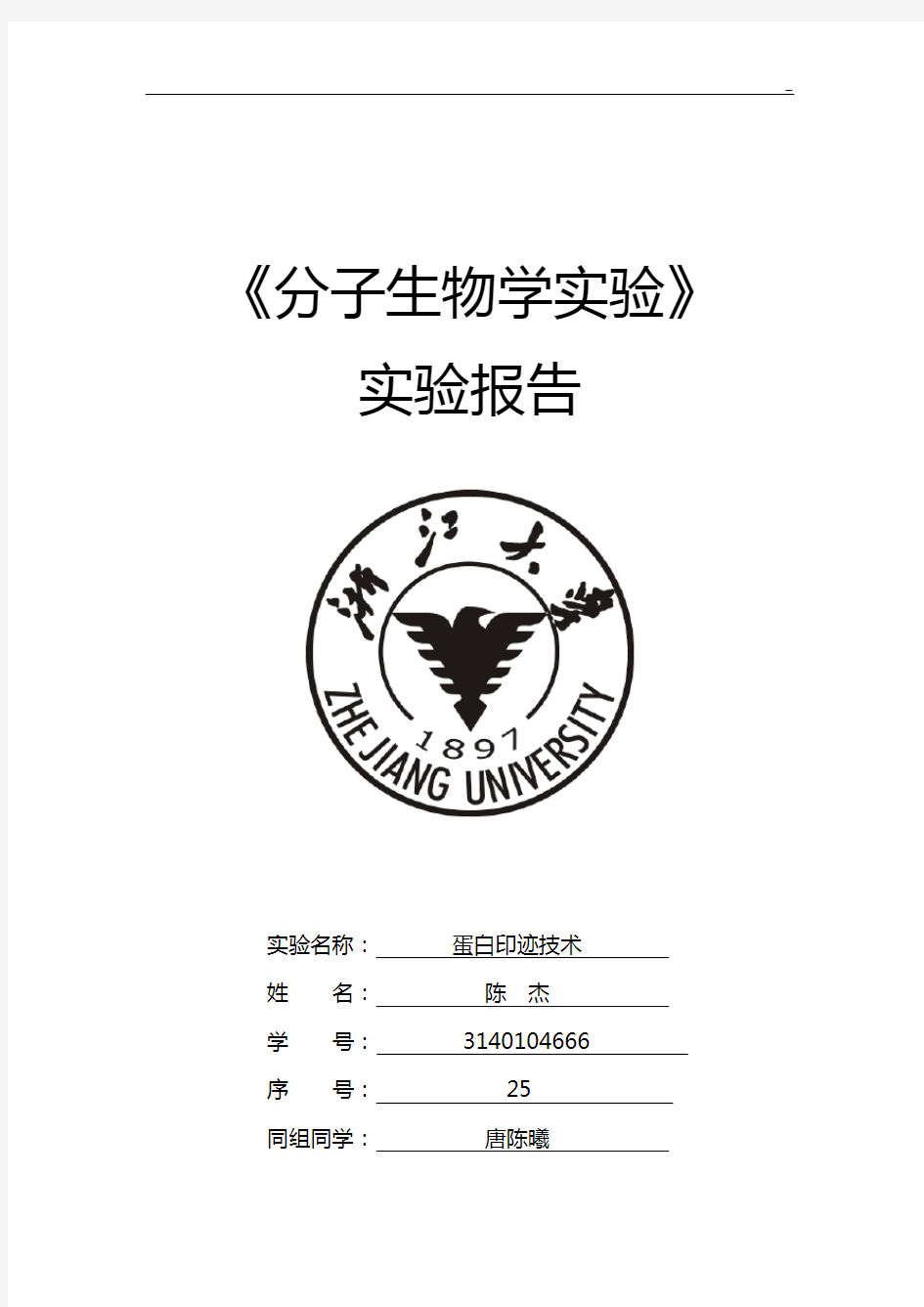 蛋白印迹技术(分子医学实验)