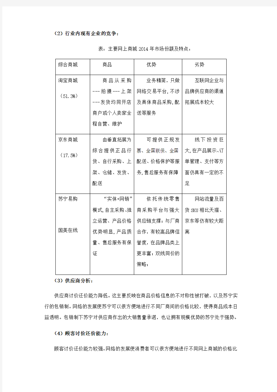 苏宁财务报表分析04054