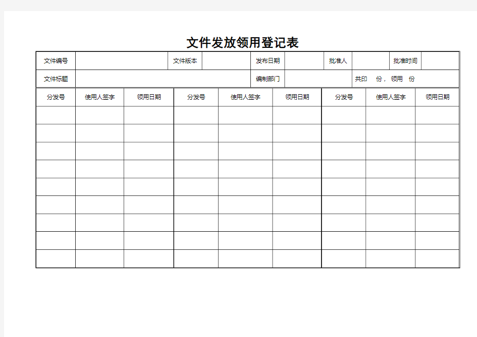 mwm文件管理制度表格