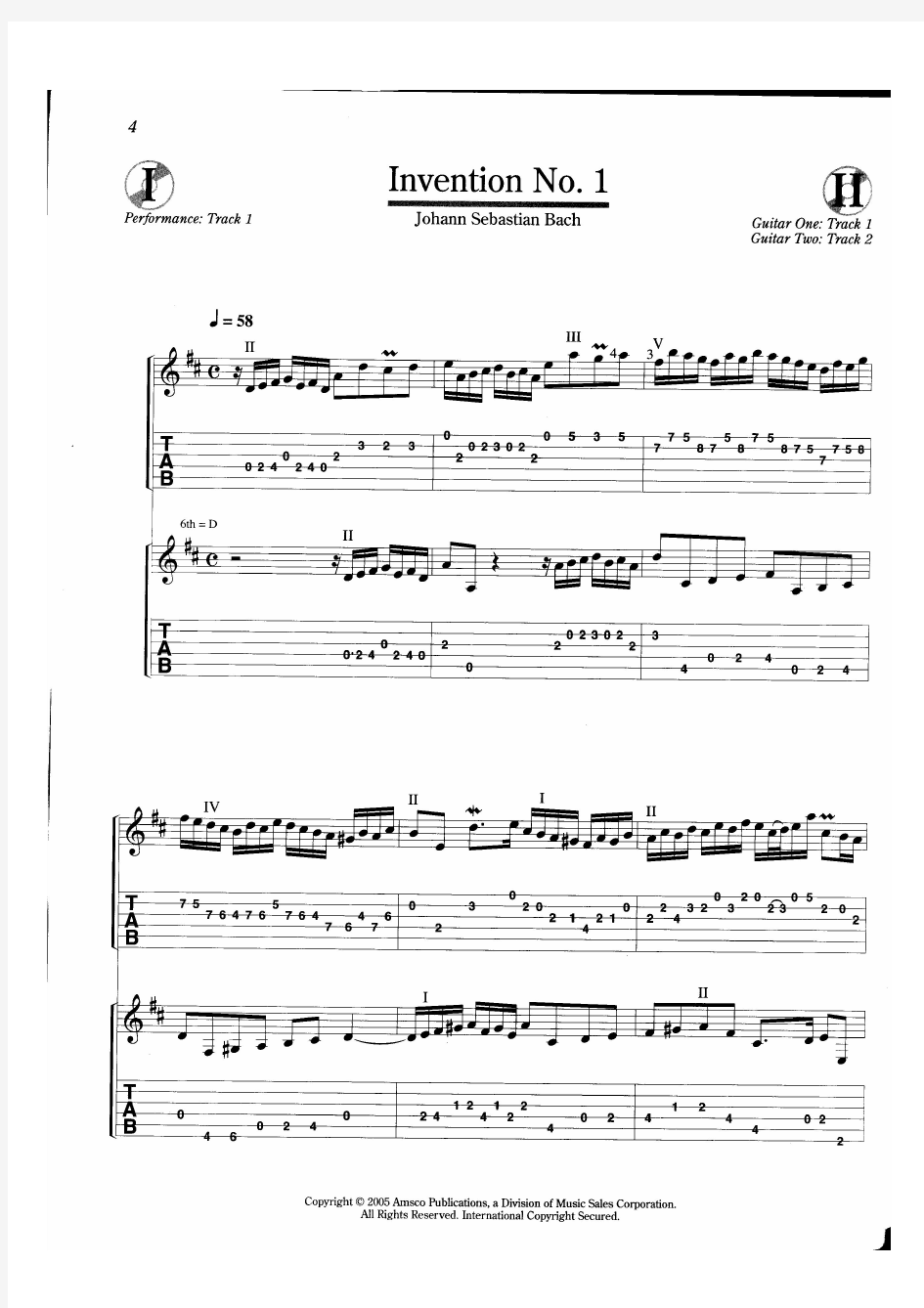 巴赫-《二声部创意曲No.01》BWV772