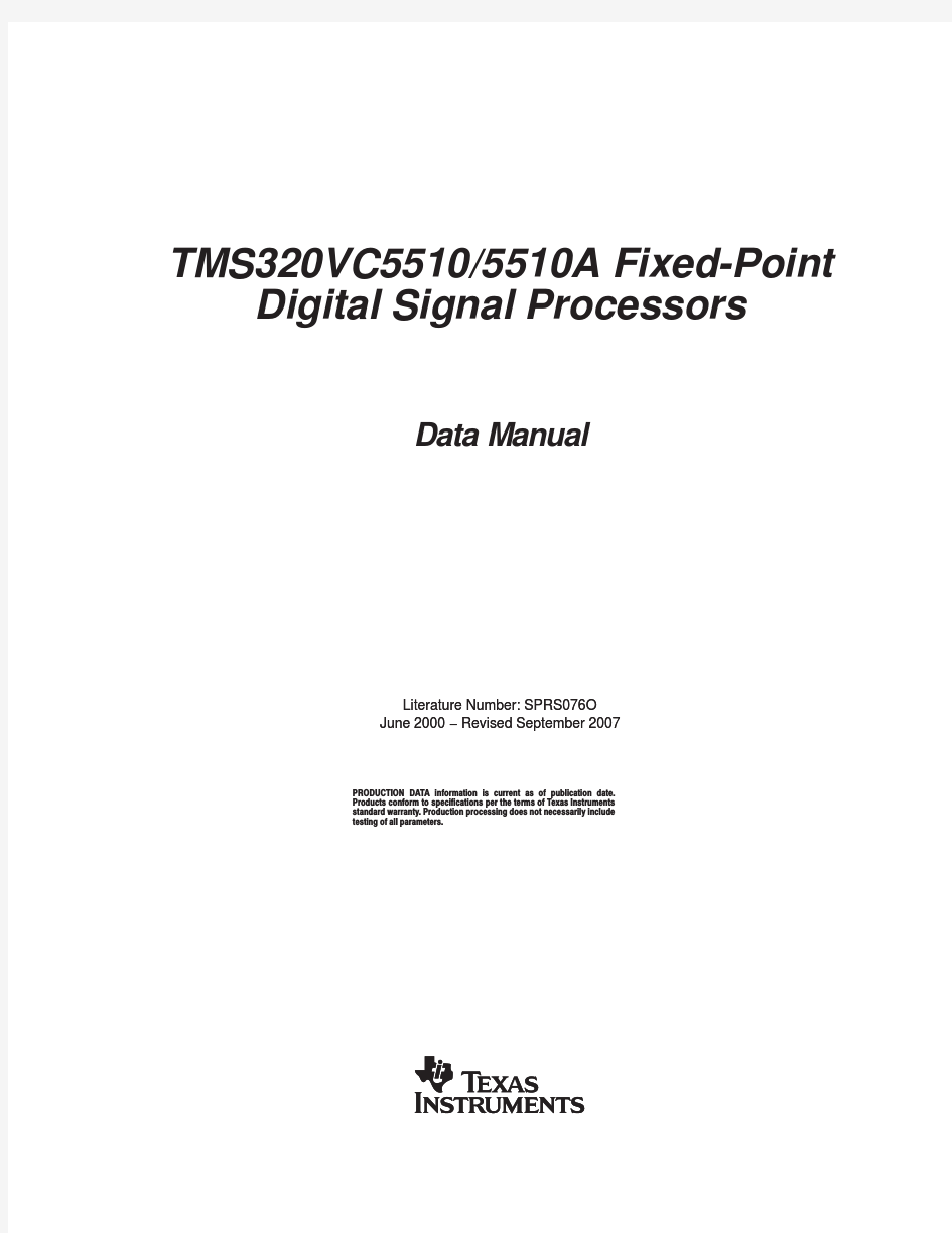 tms320vc5510a