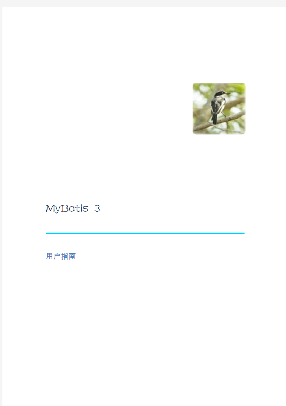 MyBatis 3 User Guide Simplified Chinese