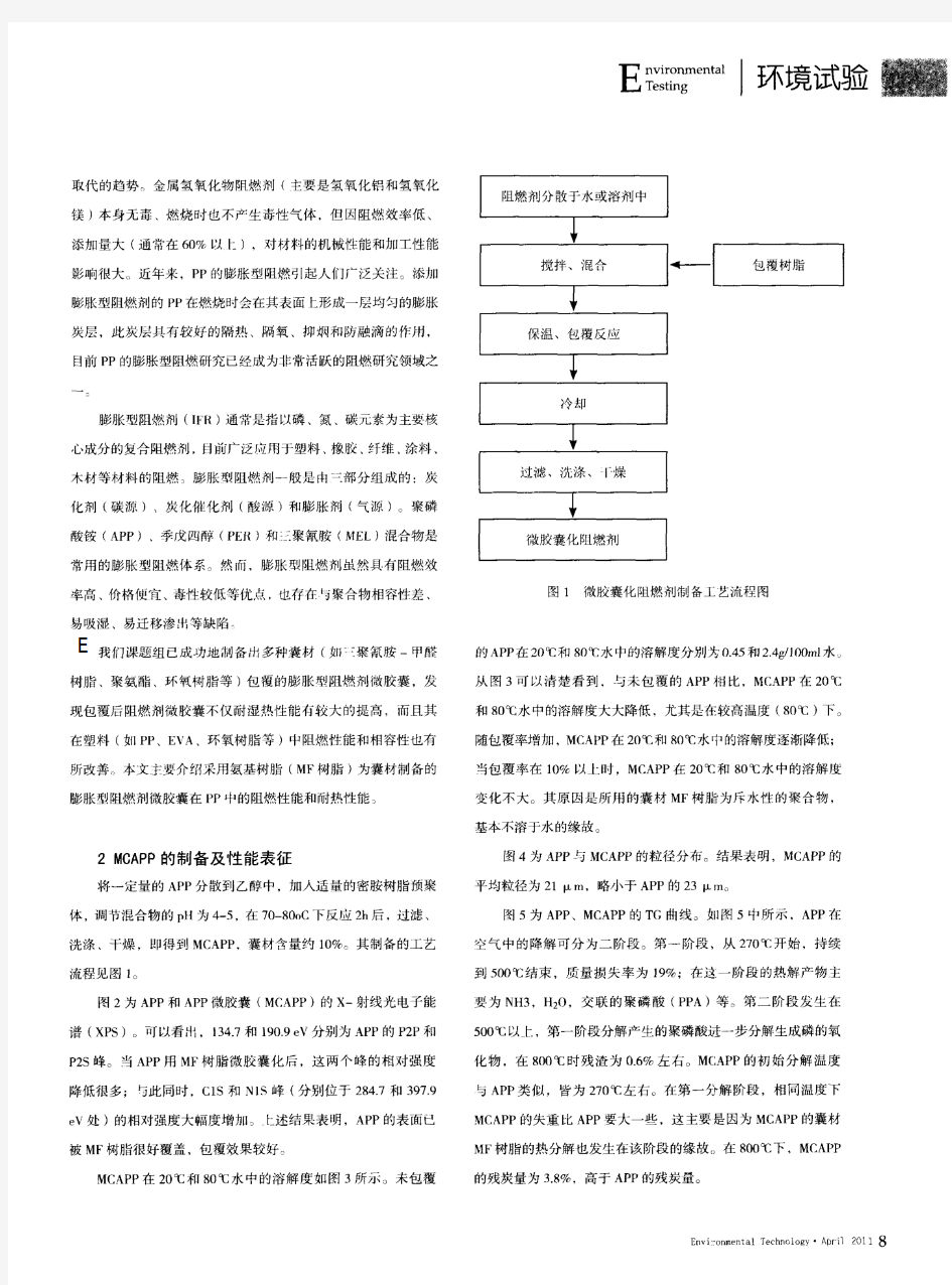 膨胀型阻燃聚丙烯材料的耐湿热性能研究