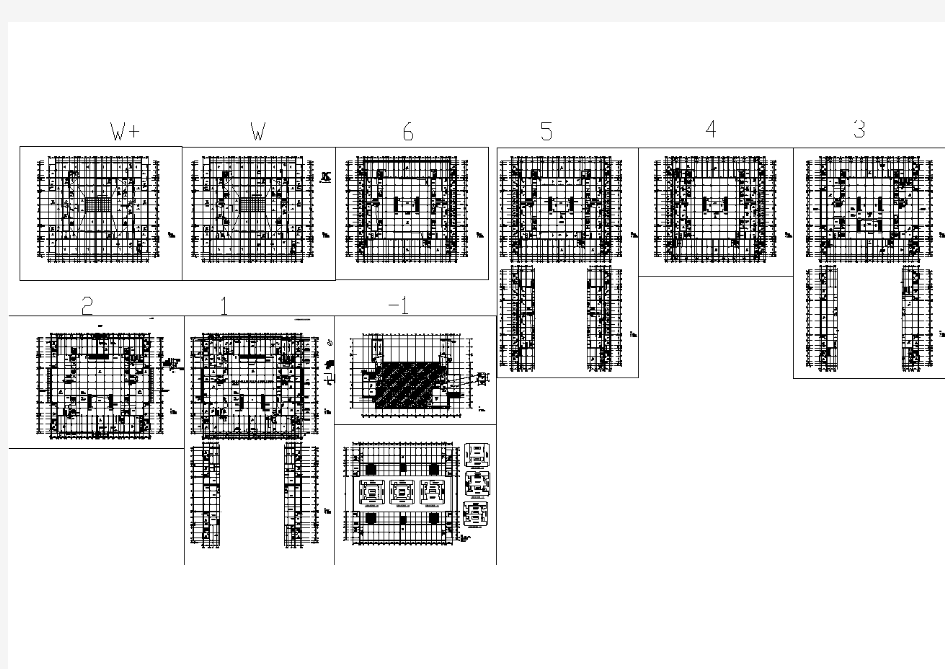 大型超市建筑设计方案及施工全套CAD详图