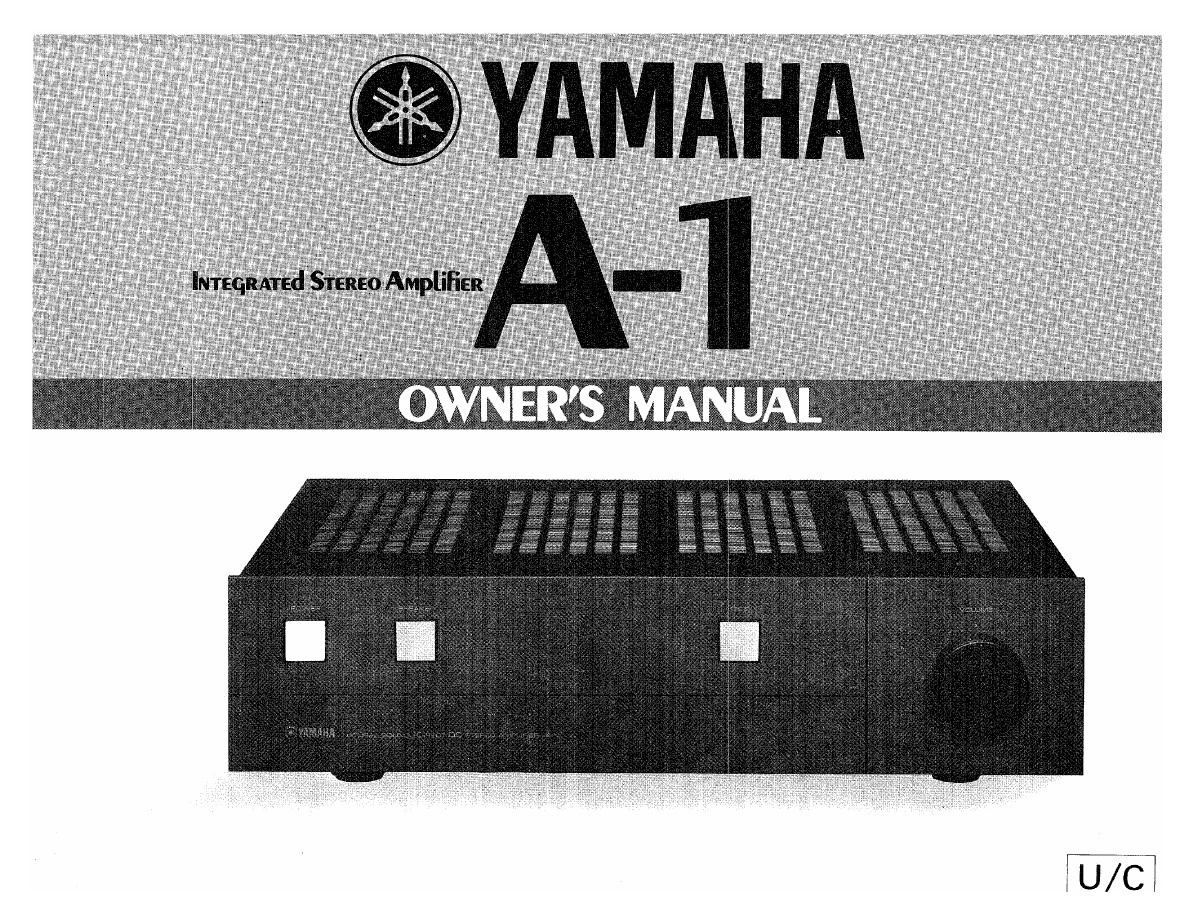 雅马哈功放维修手册(含电路图)Yamaha-A1