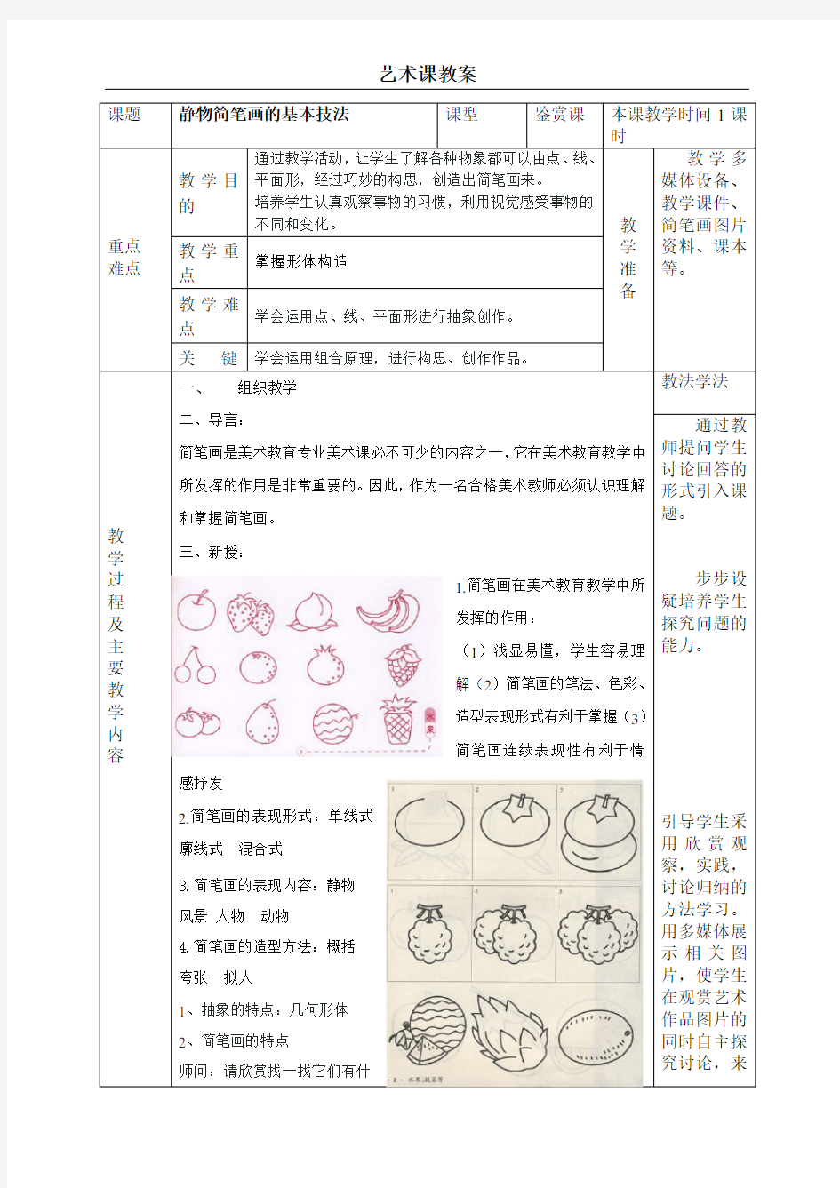 1简笔画基本技法