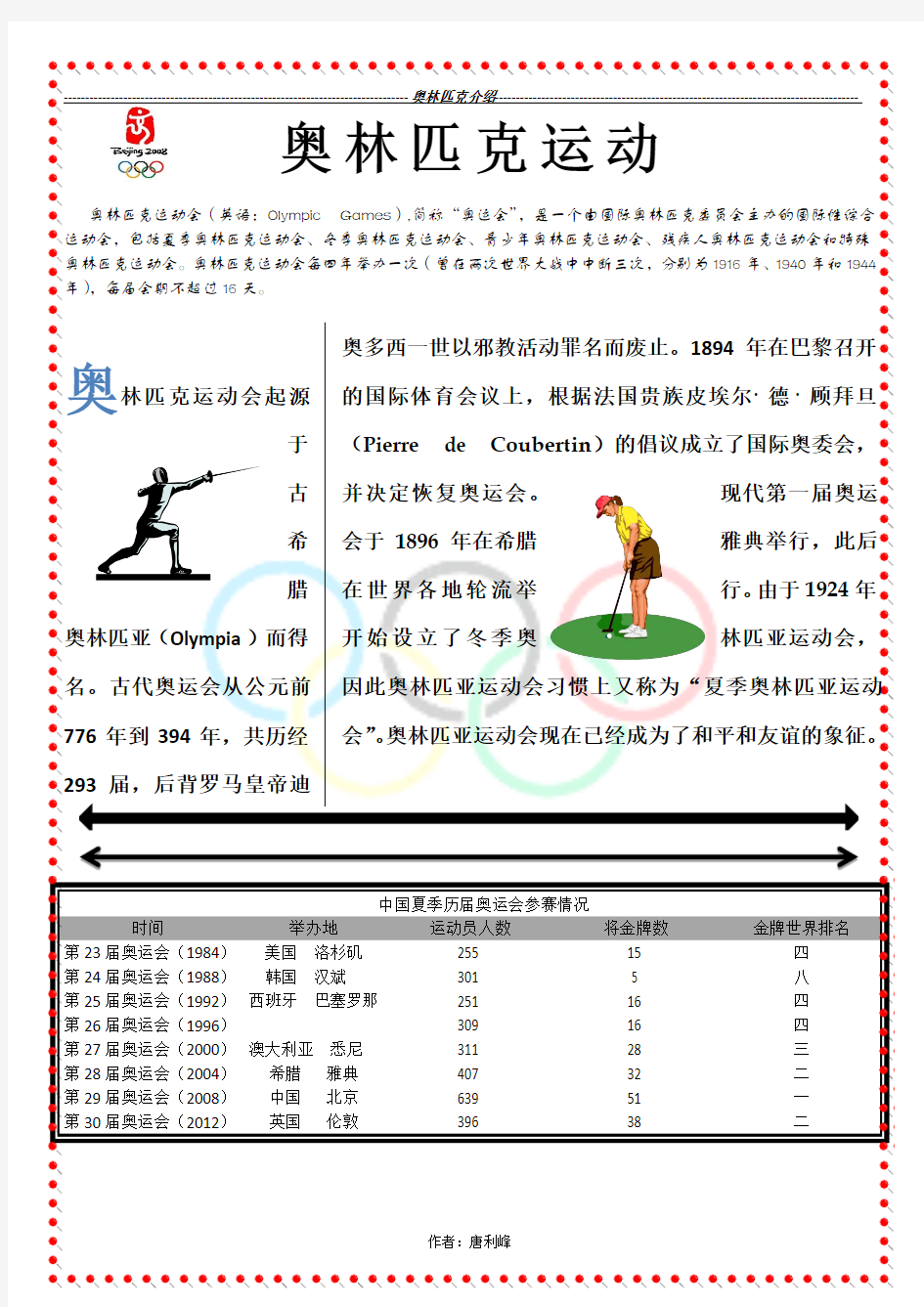 奥林匹克运动会