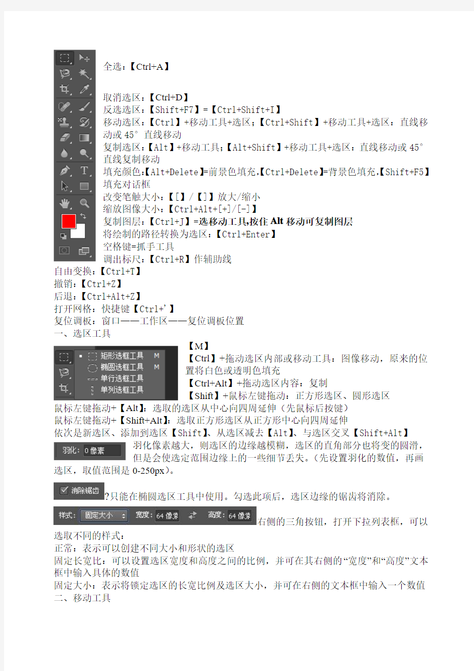 PSCS工具栏及其属性