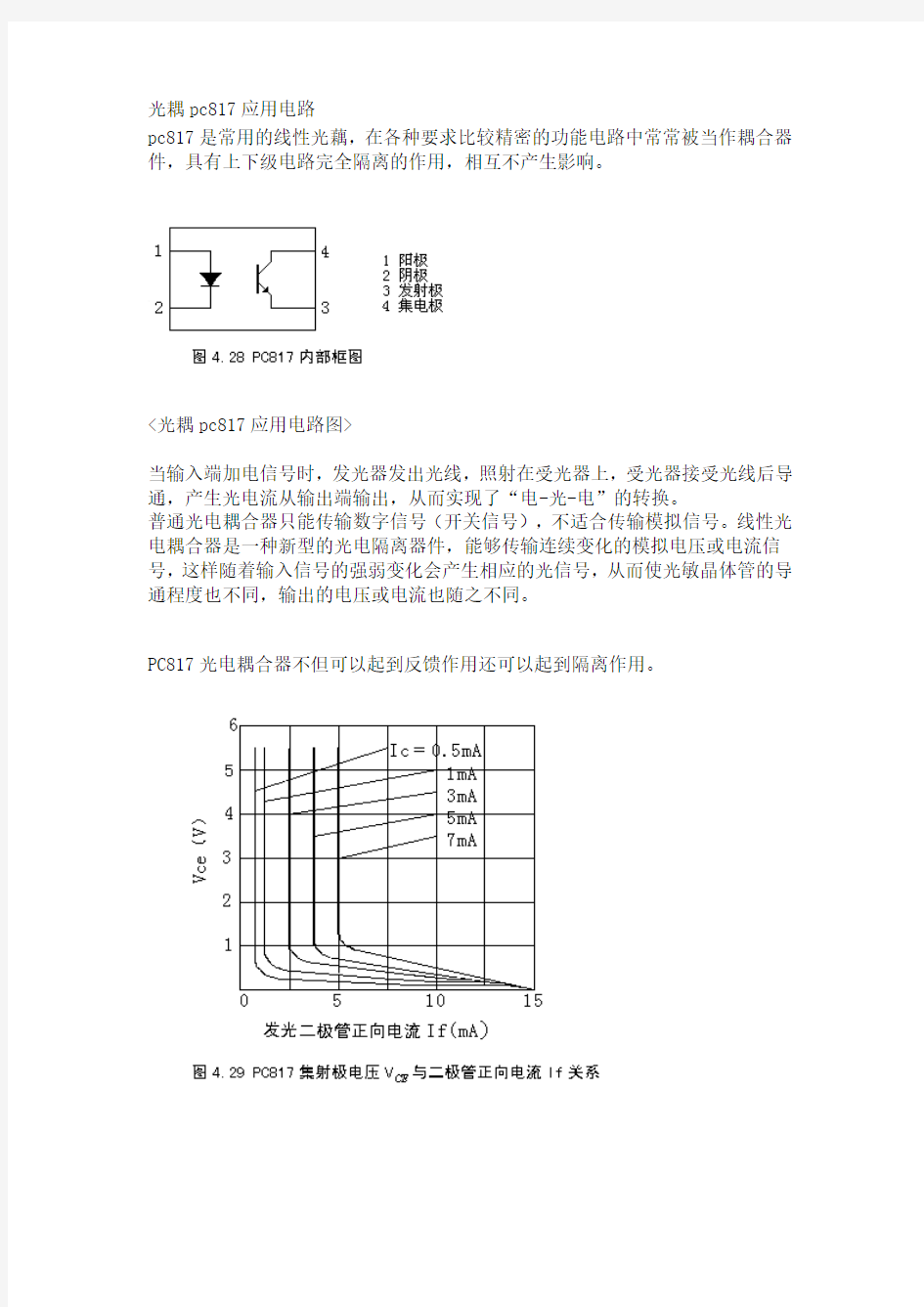 光耦pc817与P521光耦的应用