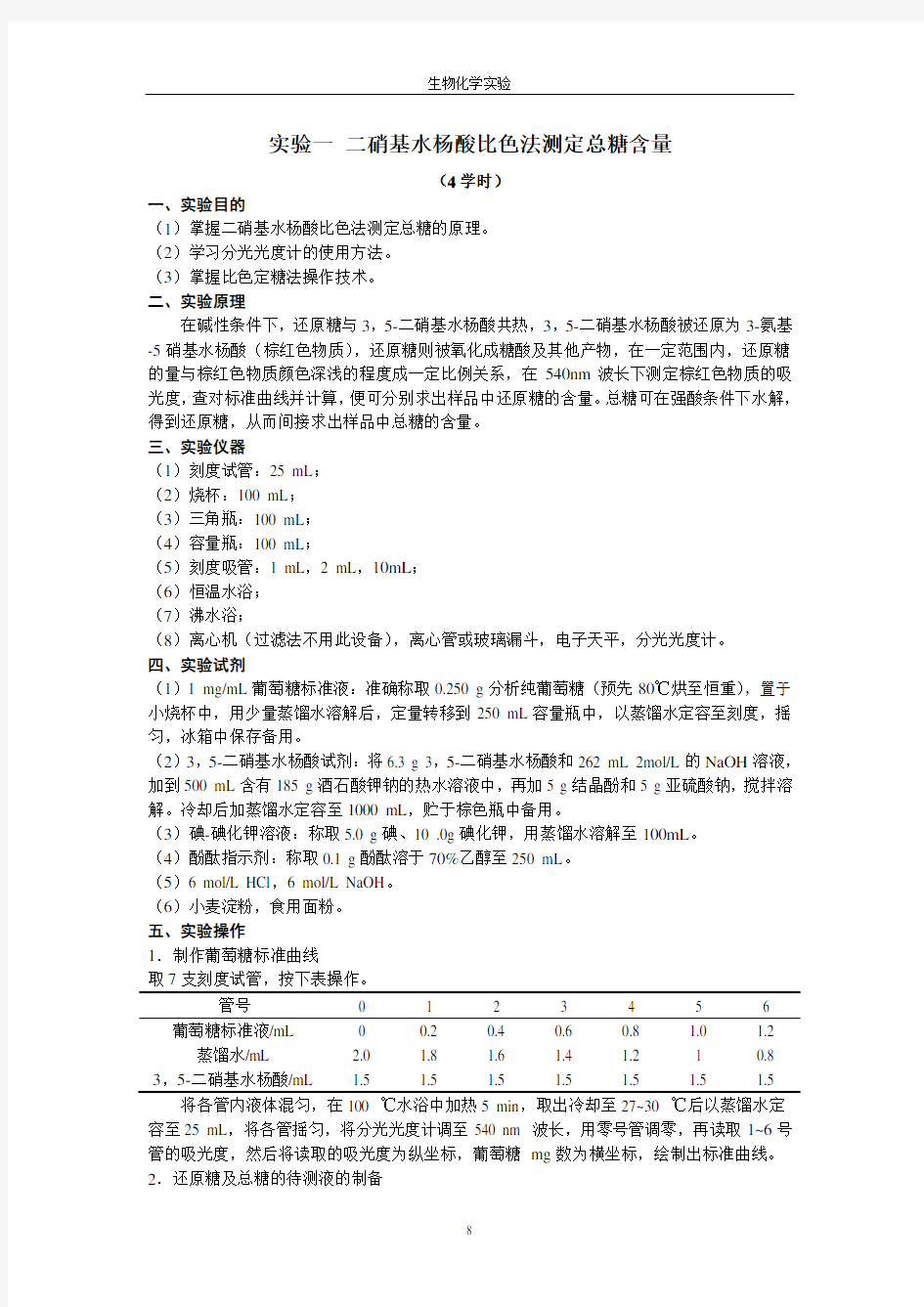 生物化学实验课件讲解