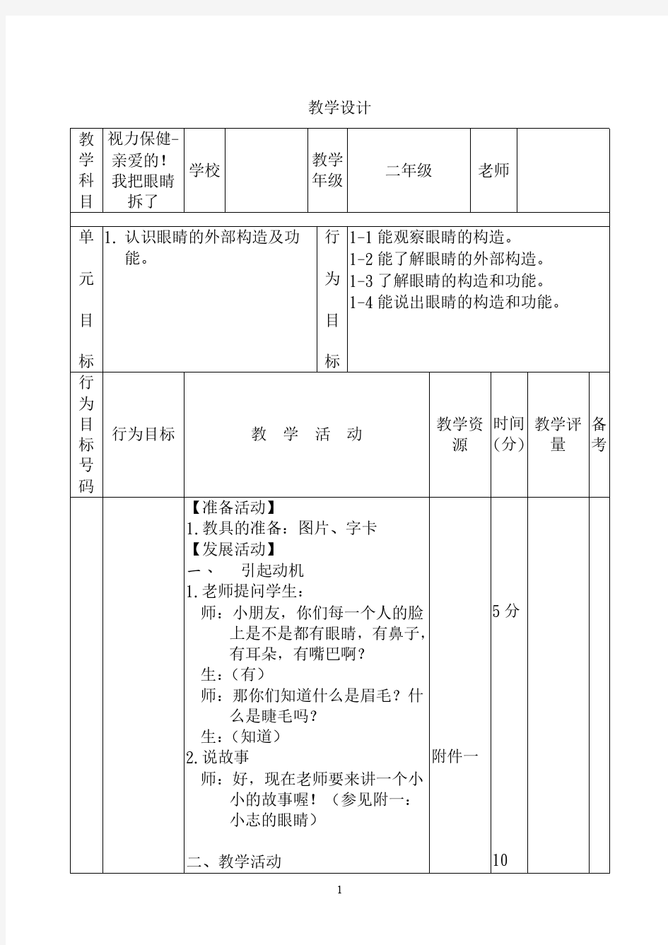 介绍眼睛的构造