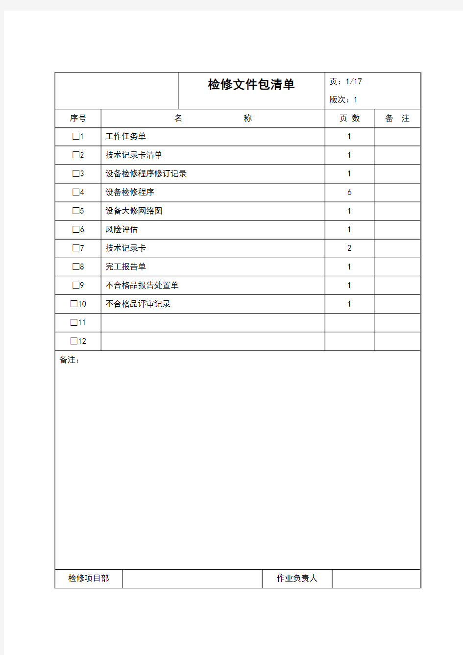 35kV避雷器大修文件包