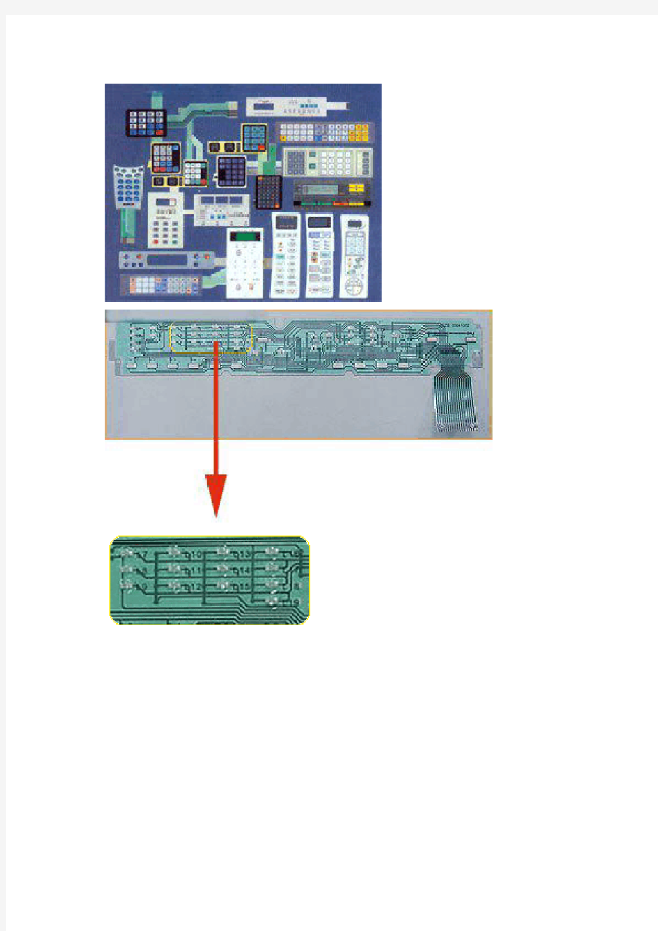 薄膜面板开关按键技术资料