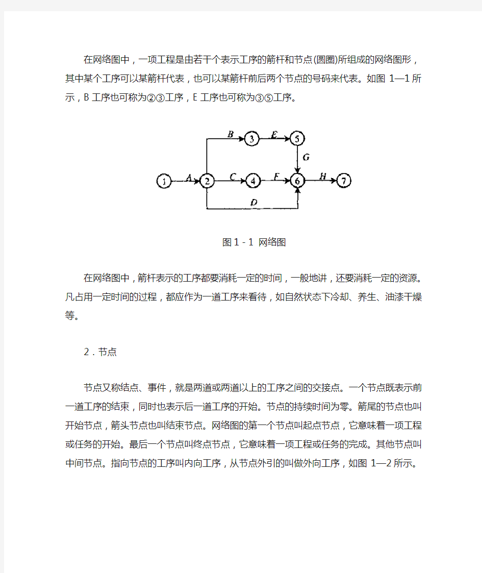 工程网络计划技术——网络图图解