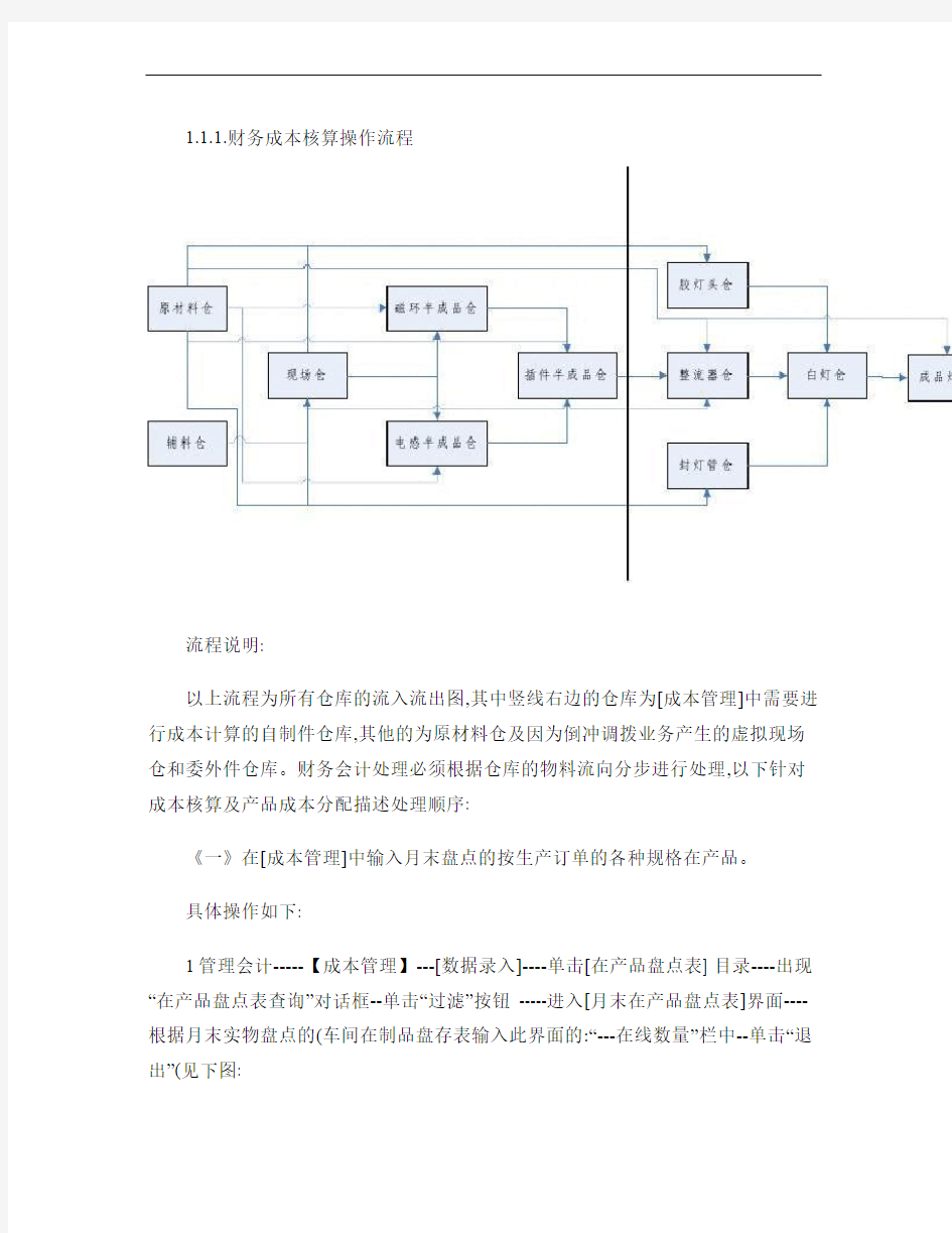 成本核算工作流程(精)