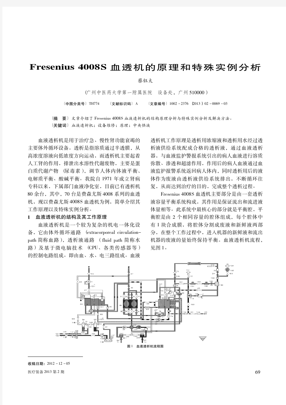 Fresenius4008S血透机的原理和特殊实例分析