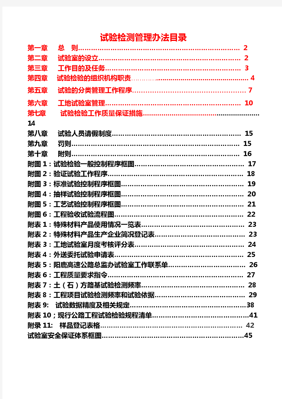 试验检测管理办法