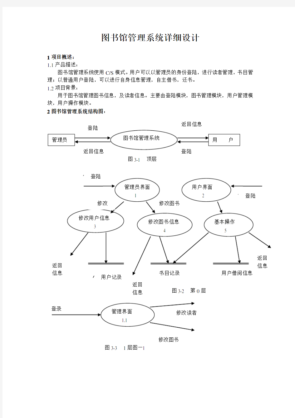 软件工程图书管理系统-详细设计