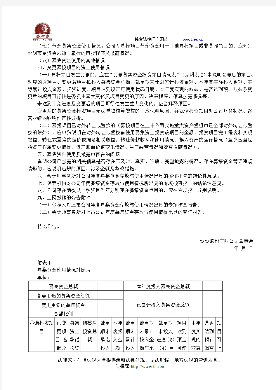 第十六号 上市公司募集资金存放与实际使用情况的专项报告——(企业运营,公告书)