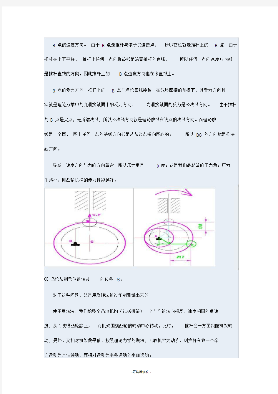 考研机械凸轮典型计算例题