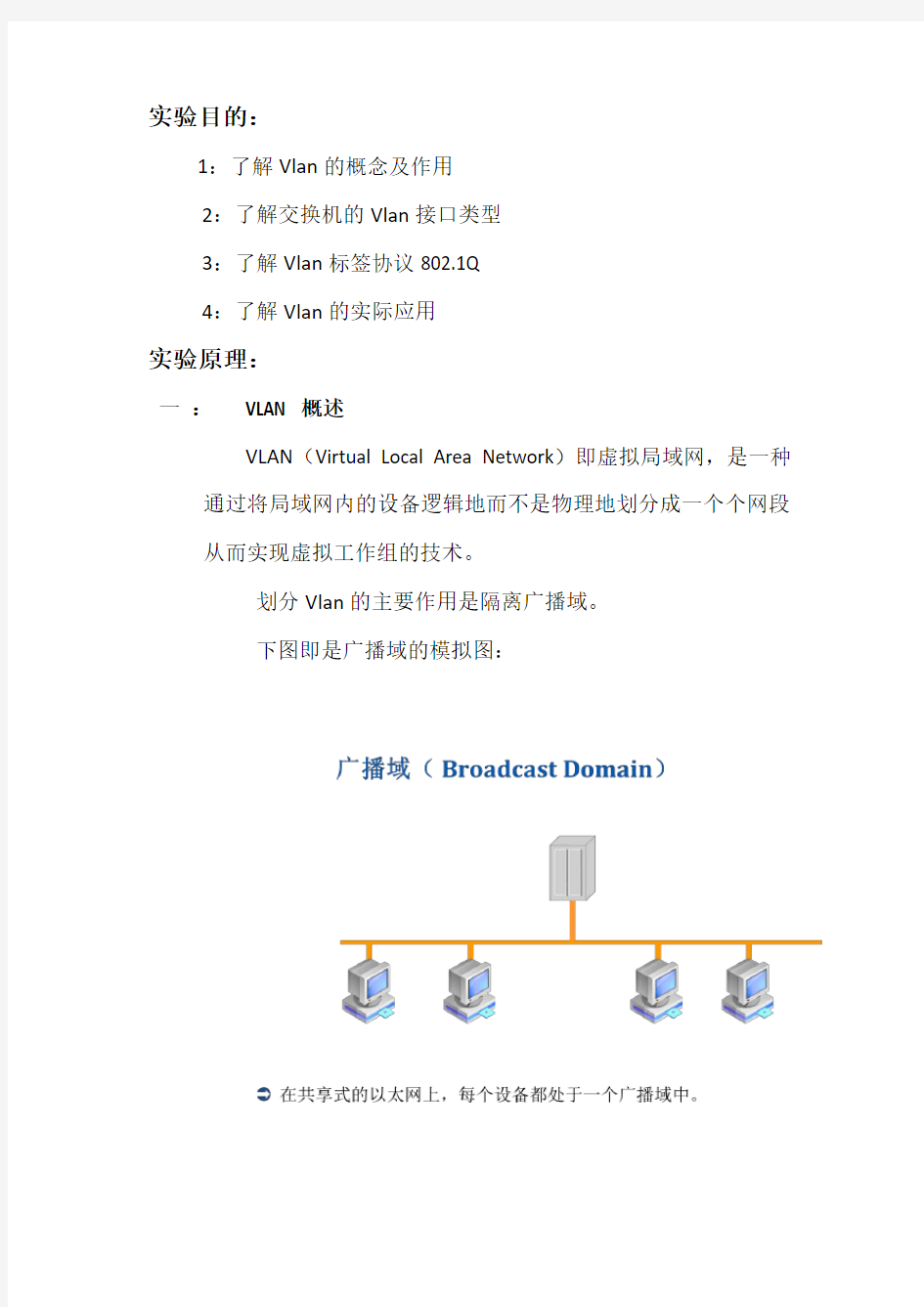 局域网VLAN划分