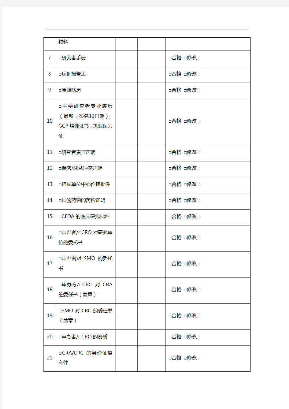 药物类临床试验受理通知书