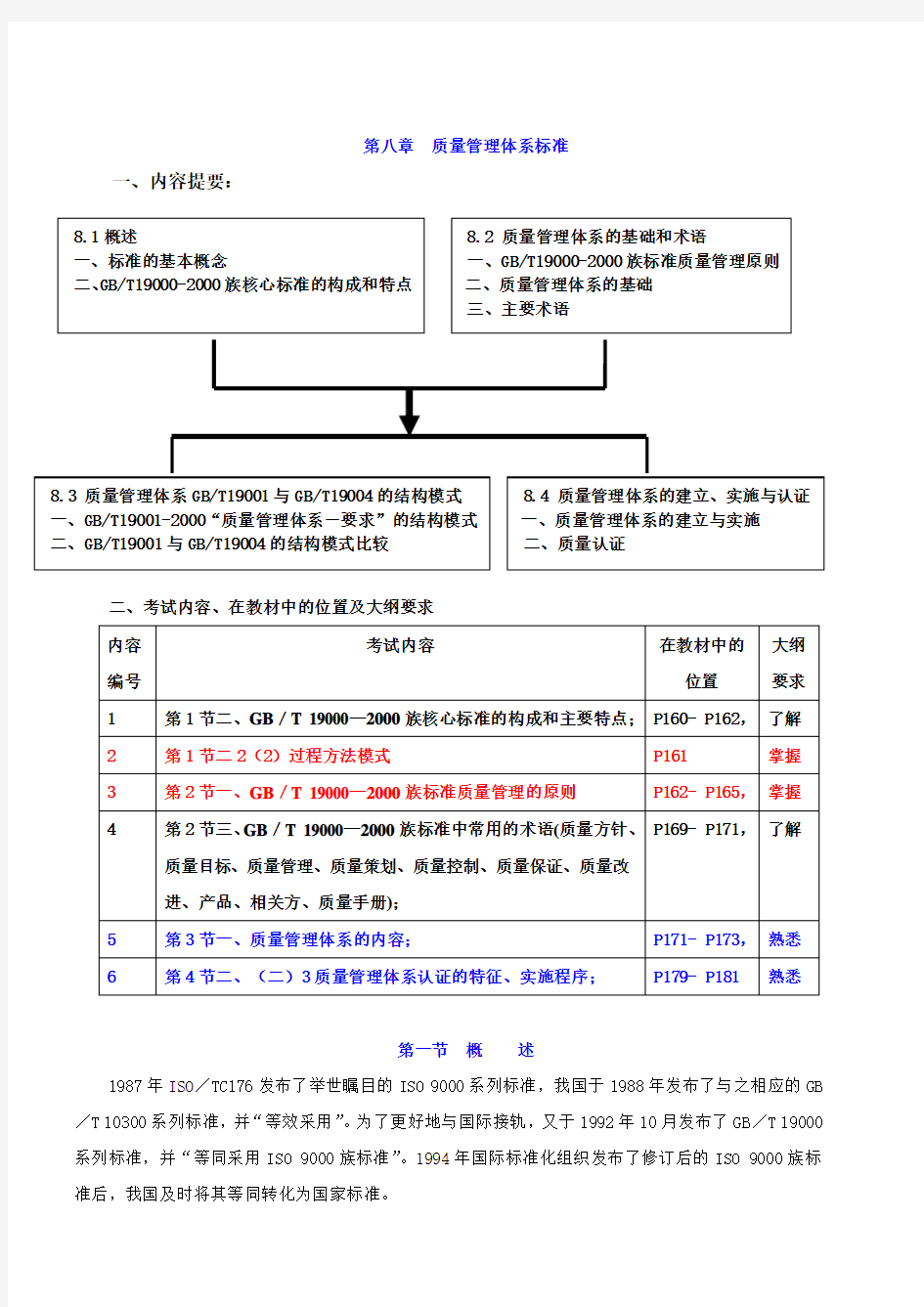 第八章质量管理体系标准新版.doc