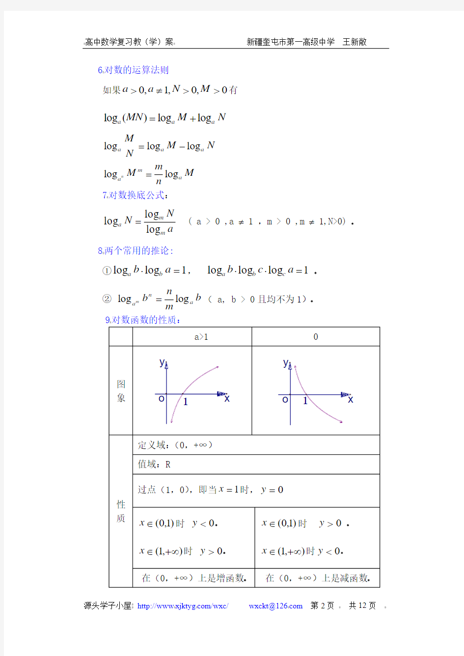 高中数学复习学(教)案(第11讲)指数函数与对数函数1