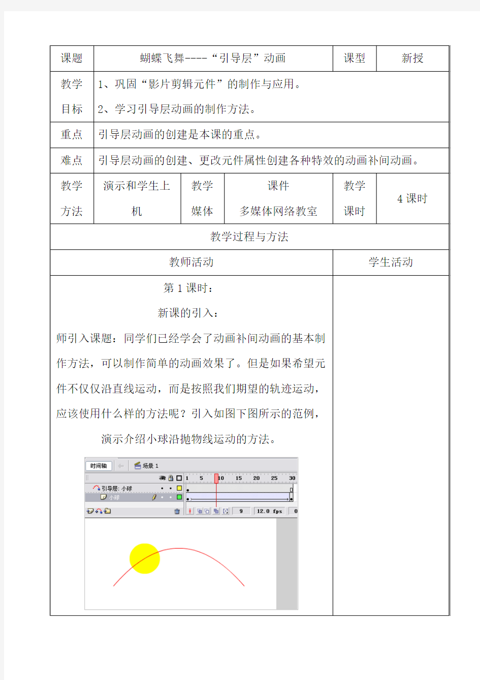 蝴蝶飞引导层动画