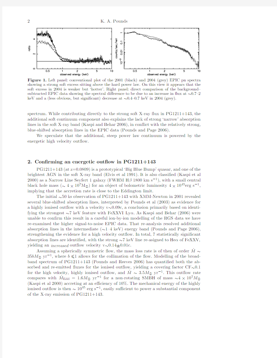 The soft X-ray spectrum of PG1211+143