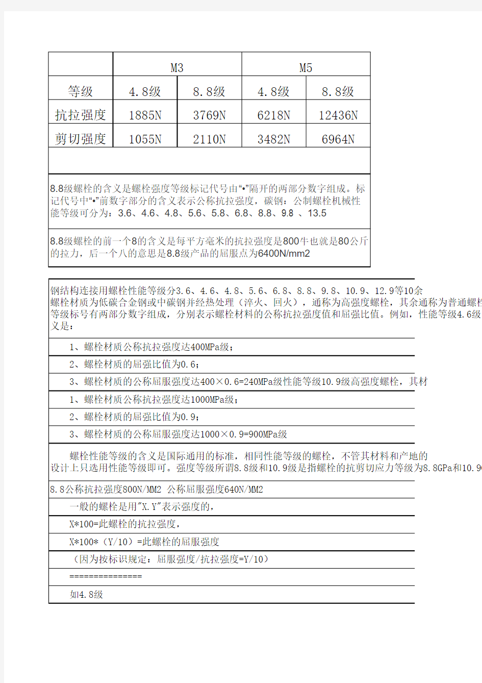 螺栓强度计算