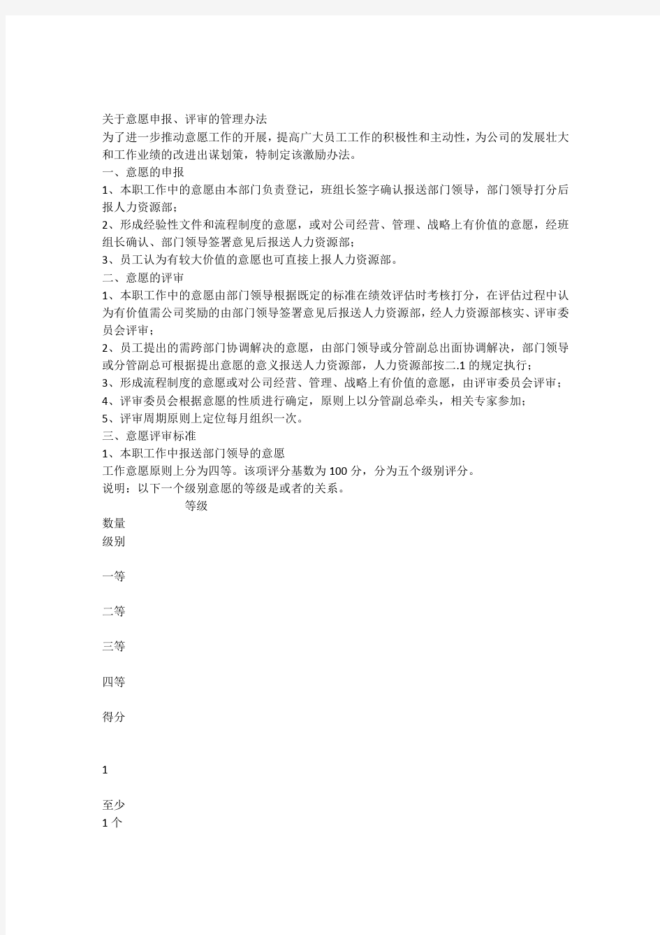 工作创新管理办法