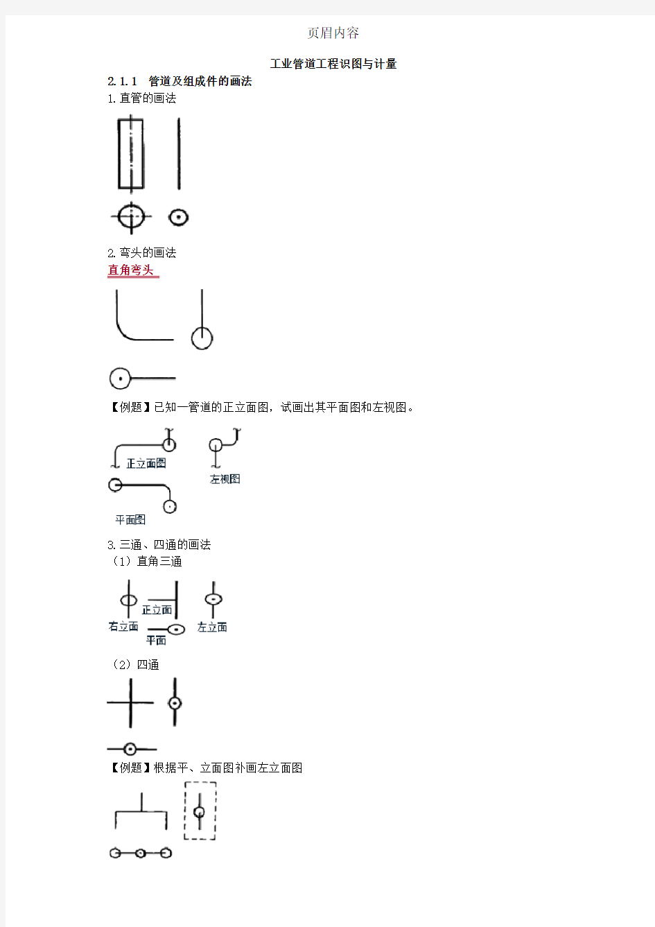 工业管道基本识图与计量