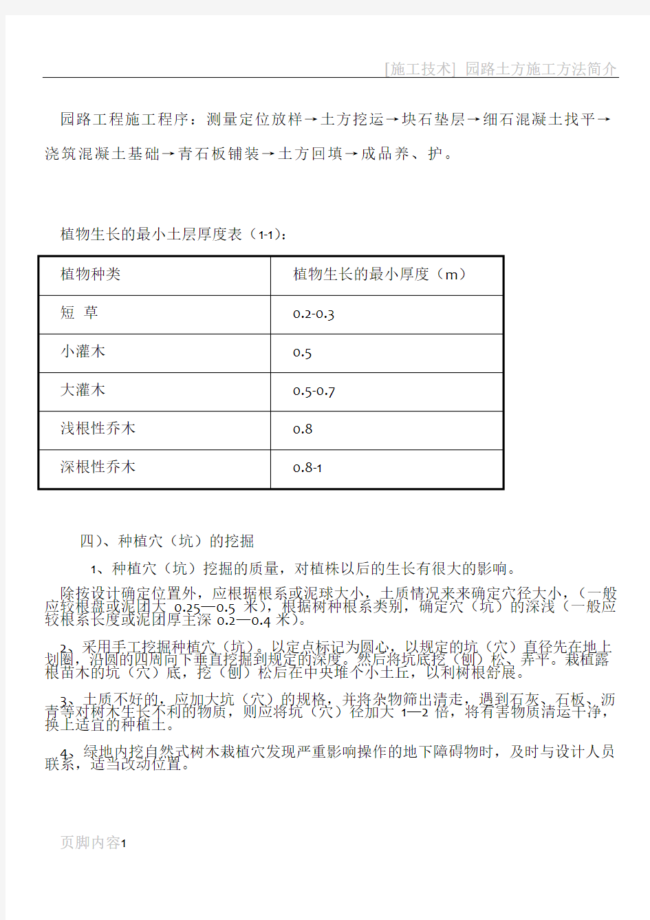 园路工程施工程序