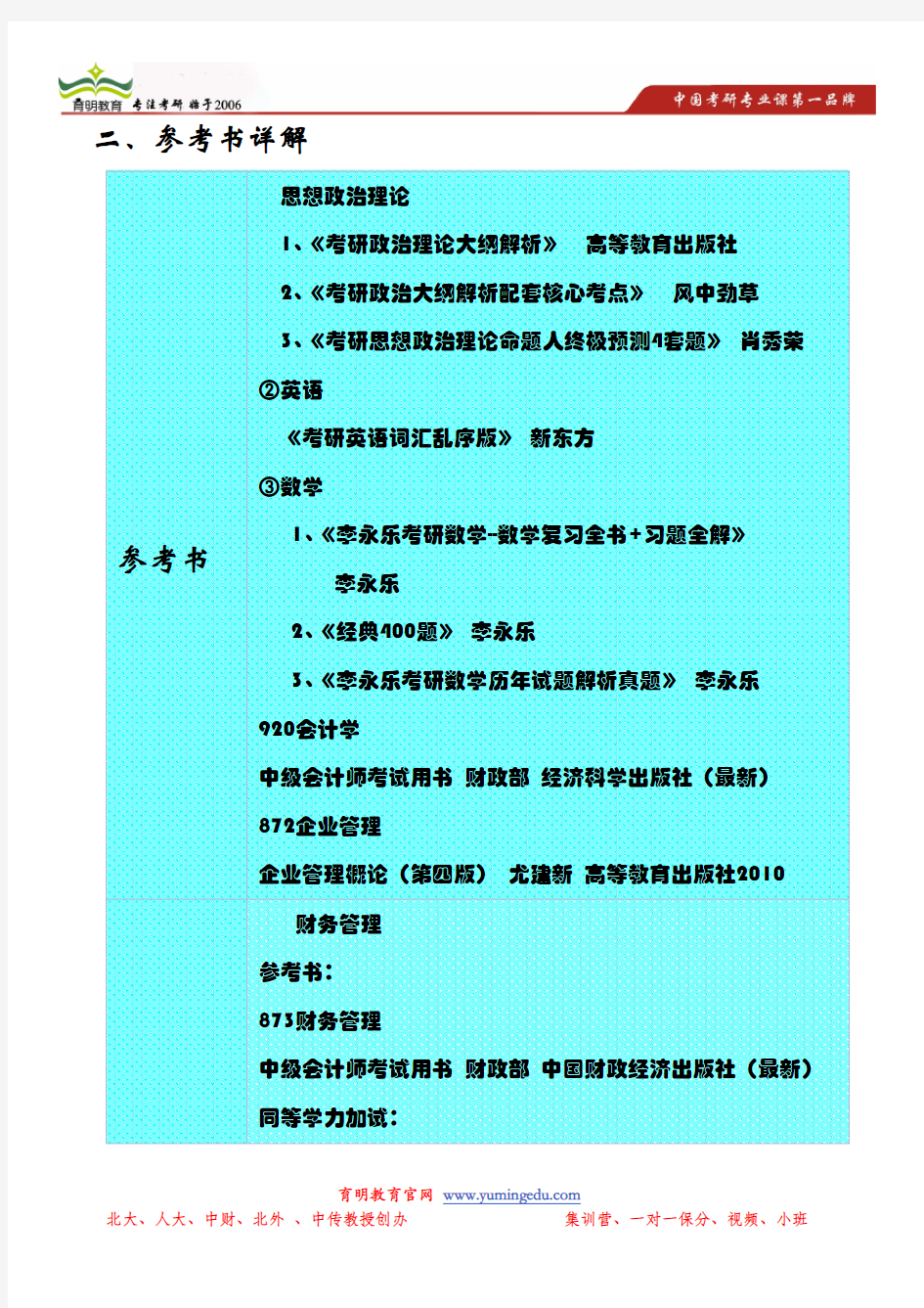 2014年河南理工大学经济管理学院企业管理招生目录以及参考书详解