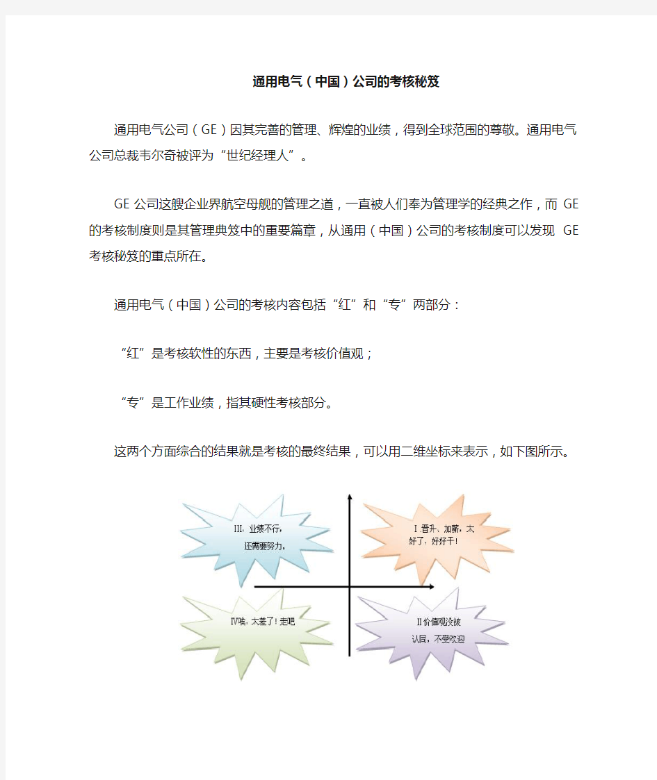 通用电气的人力资源管理